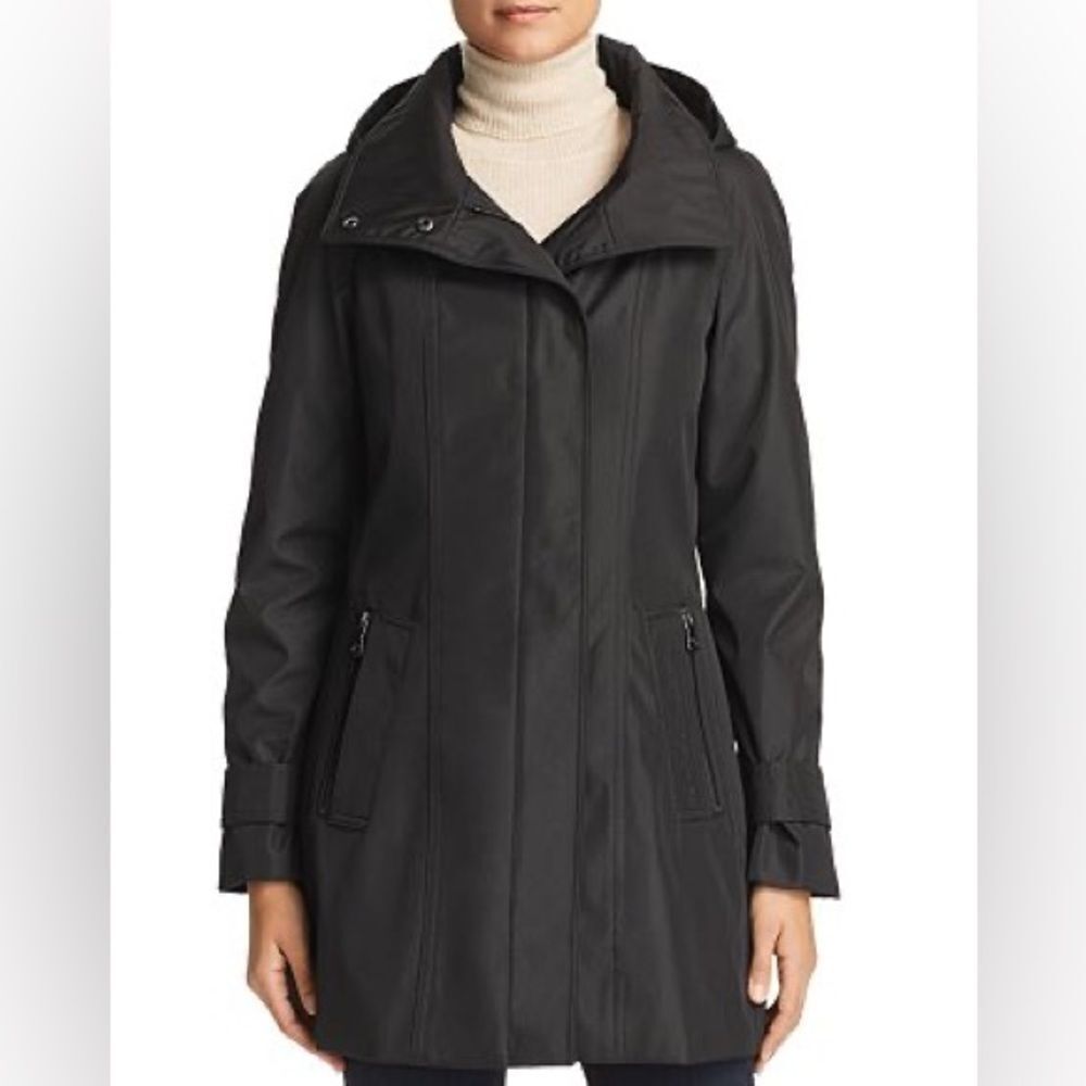 Calvin Klein Trench Coat Black NEW